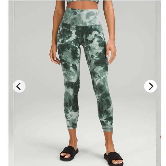 NWOT!! Lululemon - Align High-Rise Pant 25" Diamond Dye Starlight Smoked Spruce - Picture 2 of 8